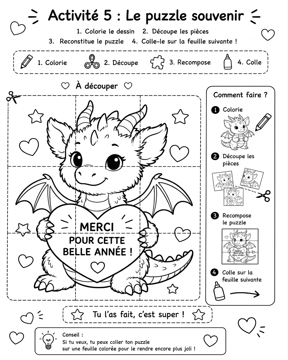 Spécial fin d'année scolaire
