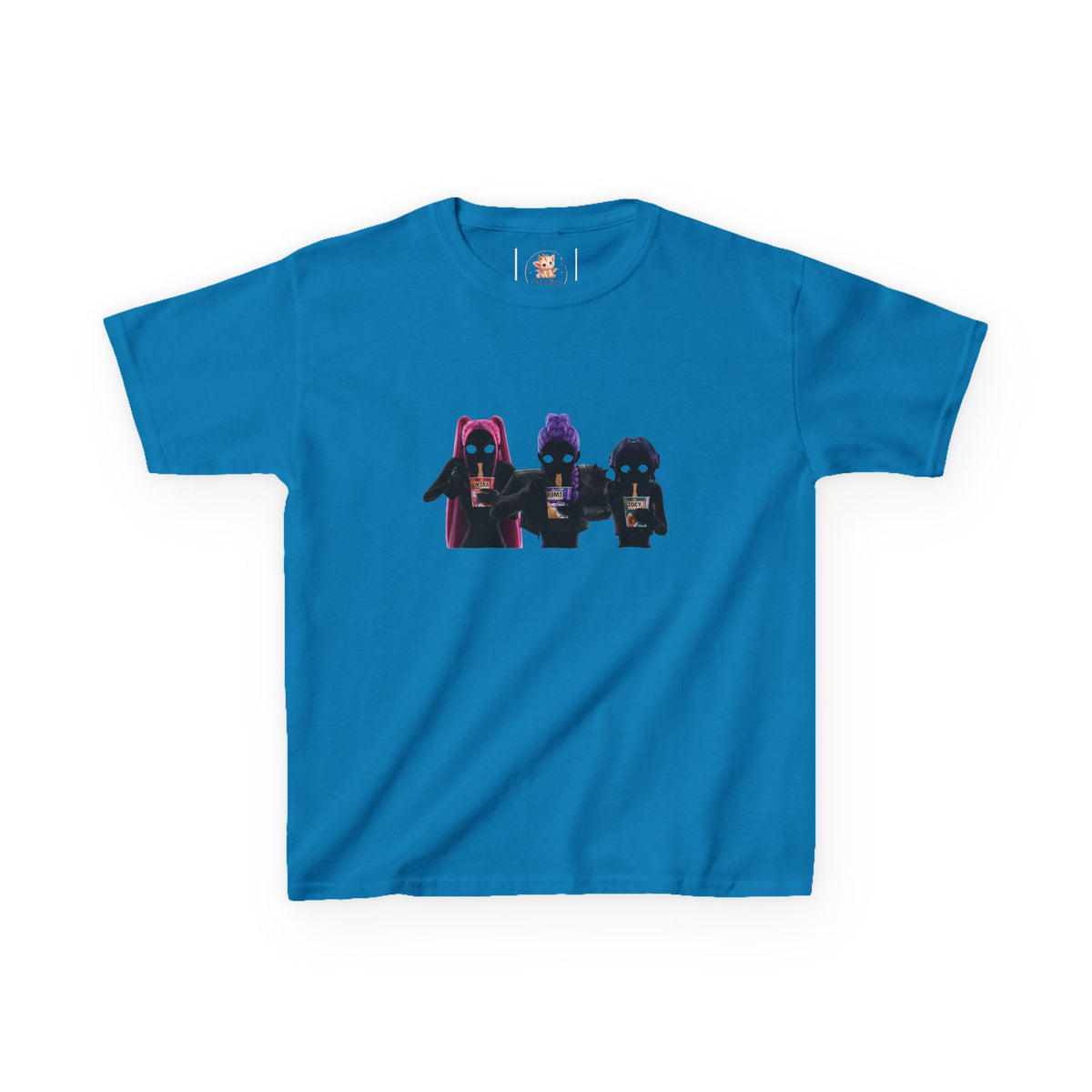 T-shirt Enfant K-Pop & Fantaisie – Trio de Personnages
