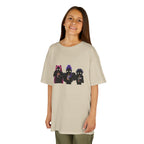 T-shirt Enfant K-Pop & Fantaisie – Trio de Personnages