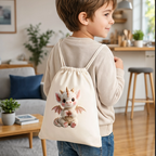 Sac à dos à cordelettes recyclé • L'Atelier du Petit Dragon