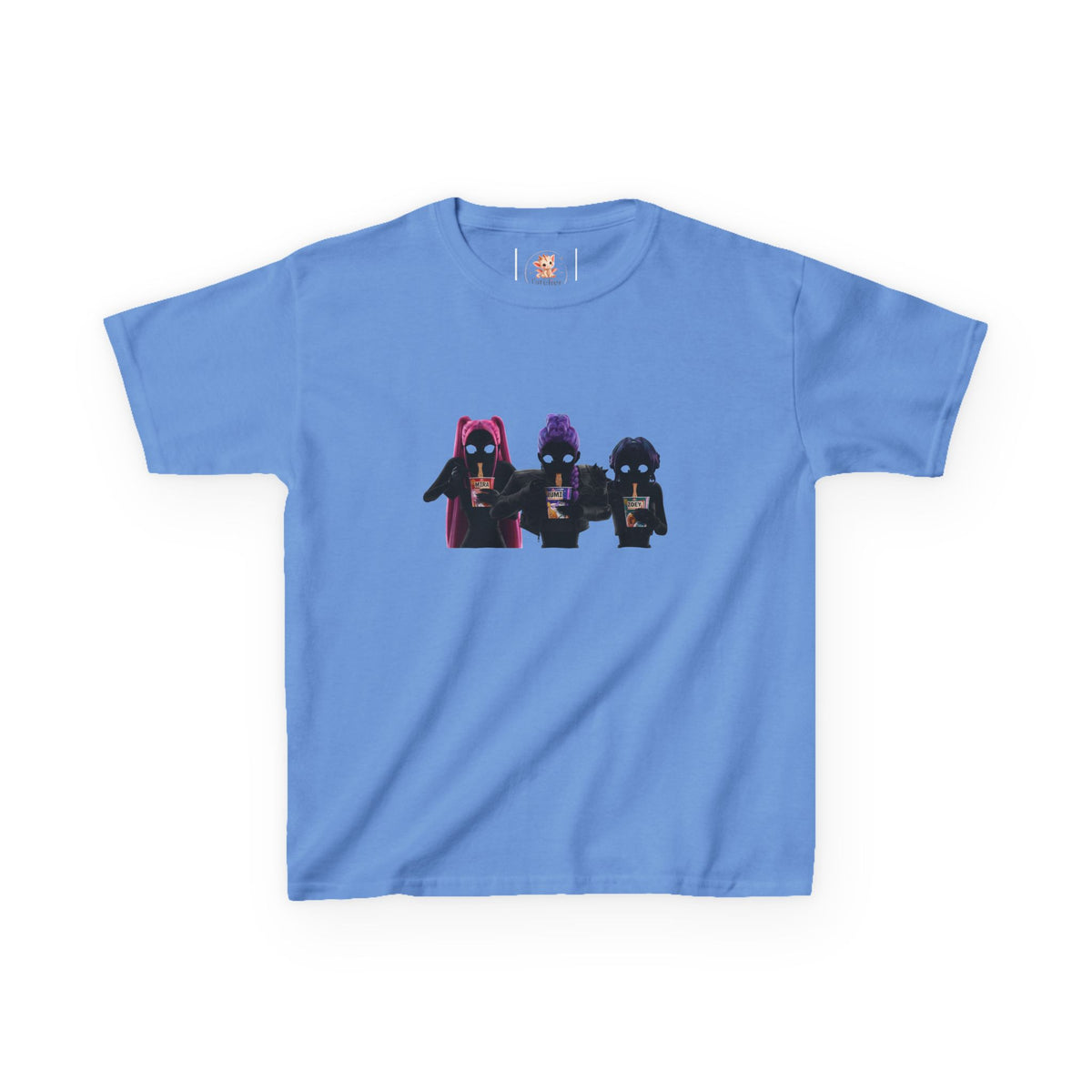 T-shirt Enfant K-Pop & Fantaisie – Trio de Personnages