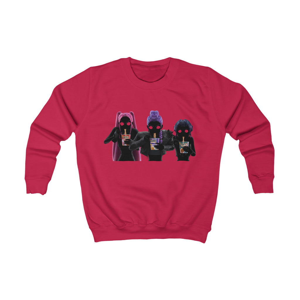Sweat-shirt 3 personnages stylés kpop Pull unisexe tendance manga  pop culture