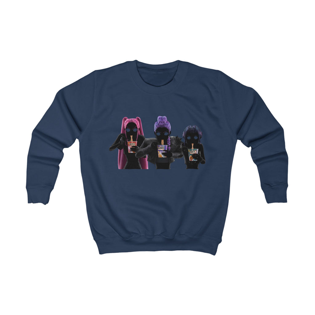 Sweat-shirt 3 personnages stylés kpop Pull unisexe tendance manga  pop culture