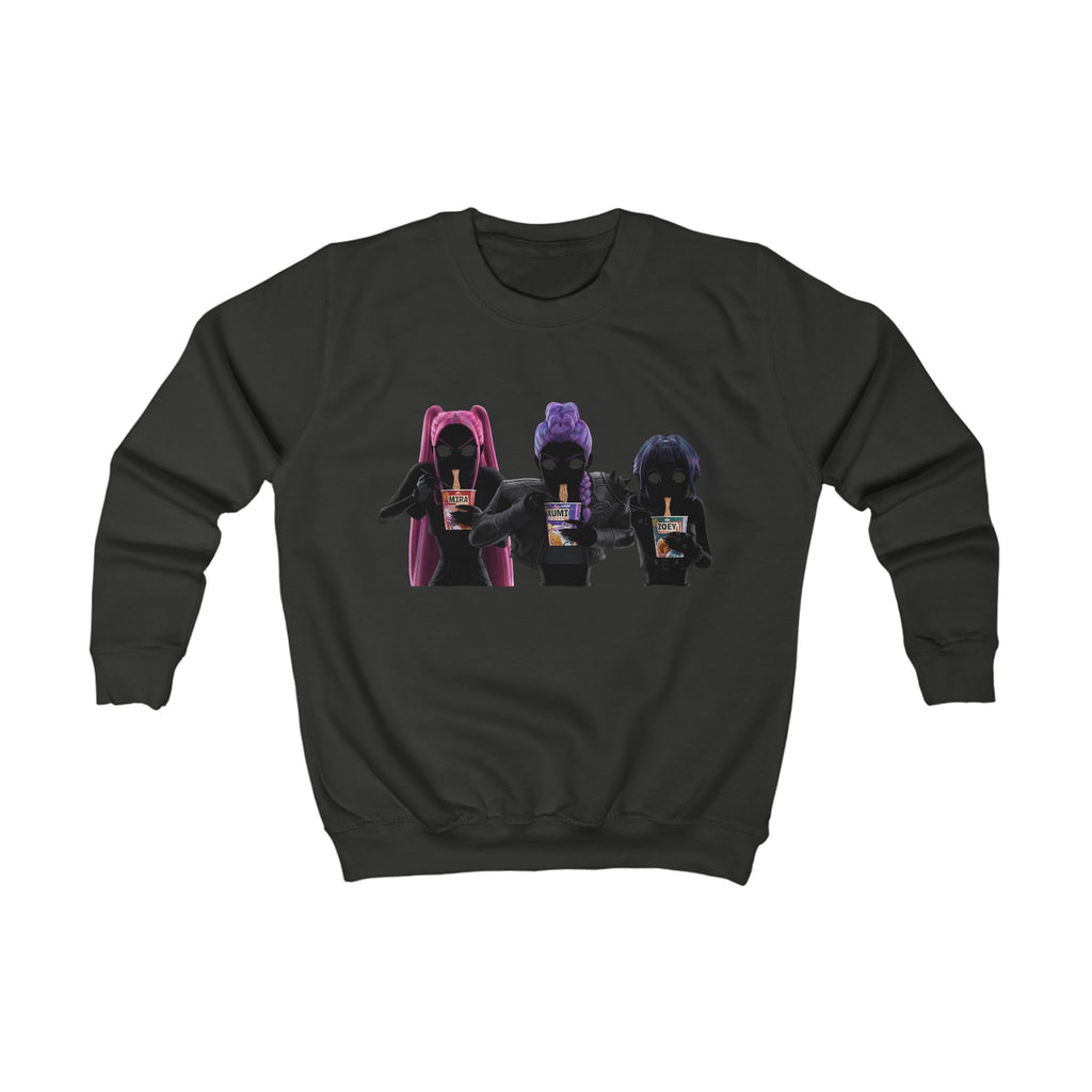 Sweat-shirt 3 personnages stylés kpop Pull unisexe tendance manga  pop culture