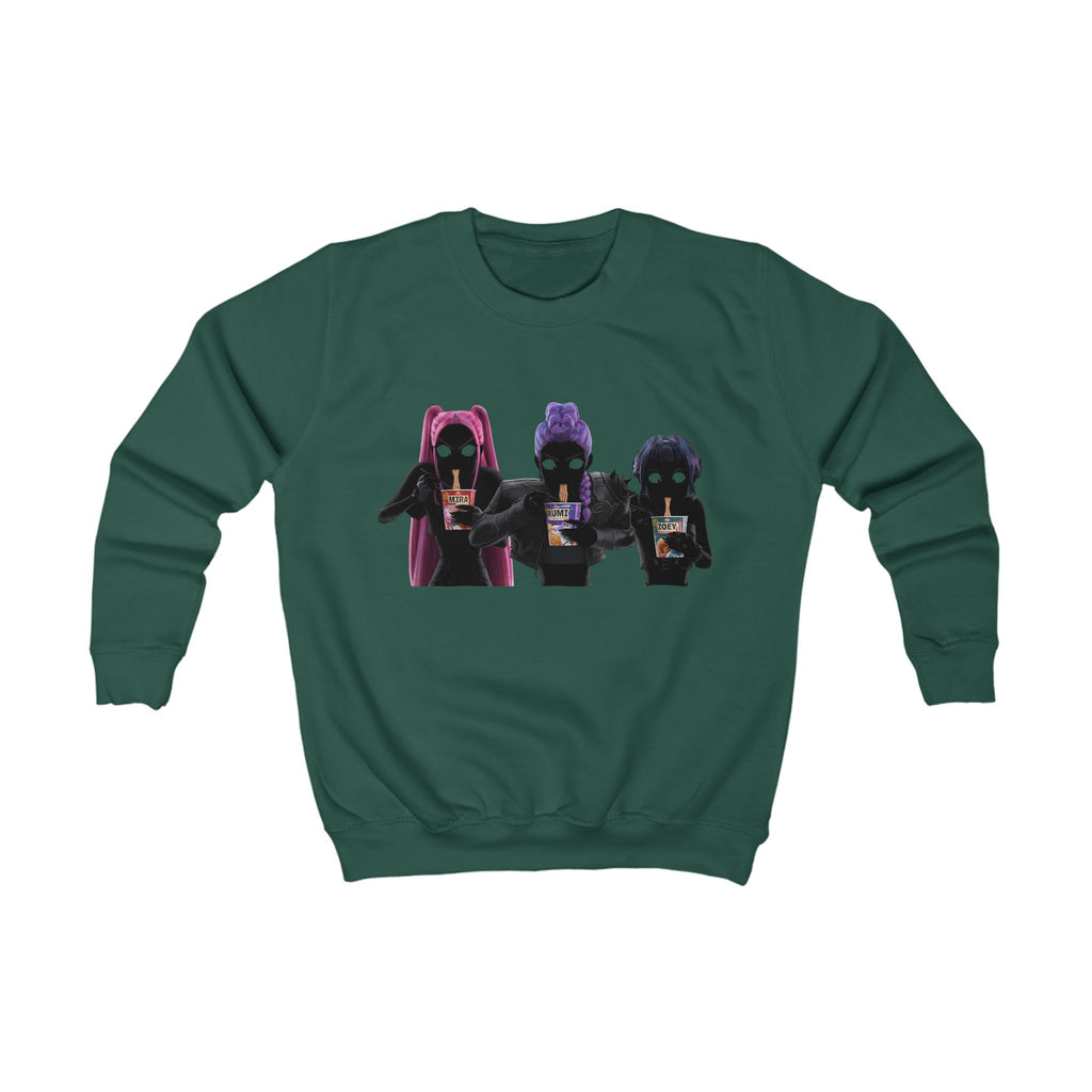 Sweat-shirt 3 personnages stylés kpop Pull unisexe tendance manga  pop culture