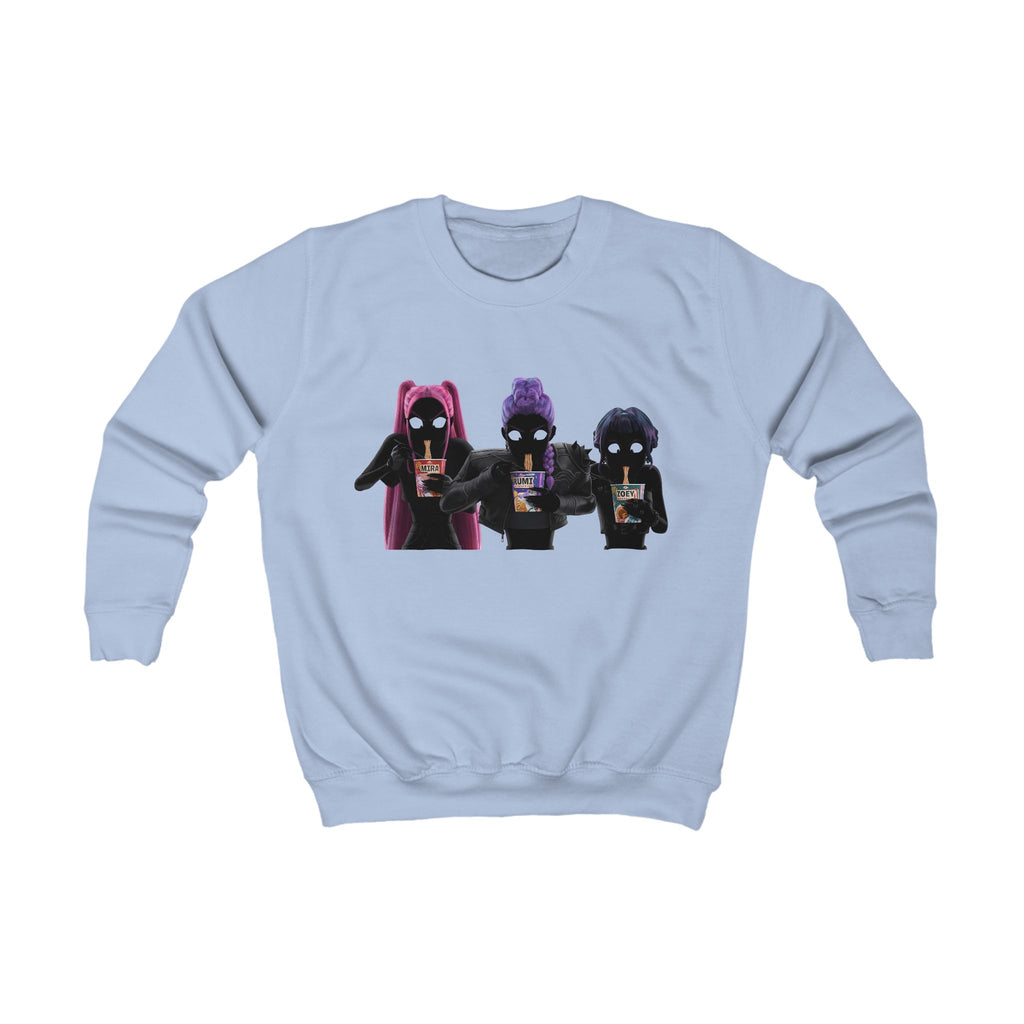 Sweat-shirt 3 personnages stylés kpop Pull unisexe tendance manga  pop culture