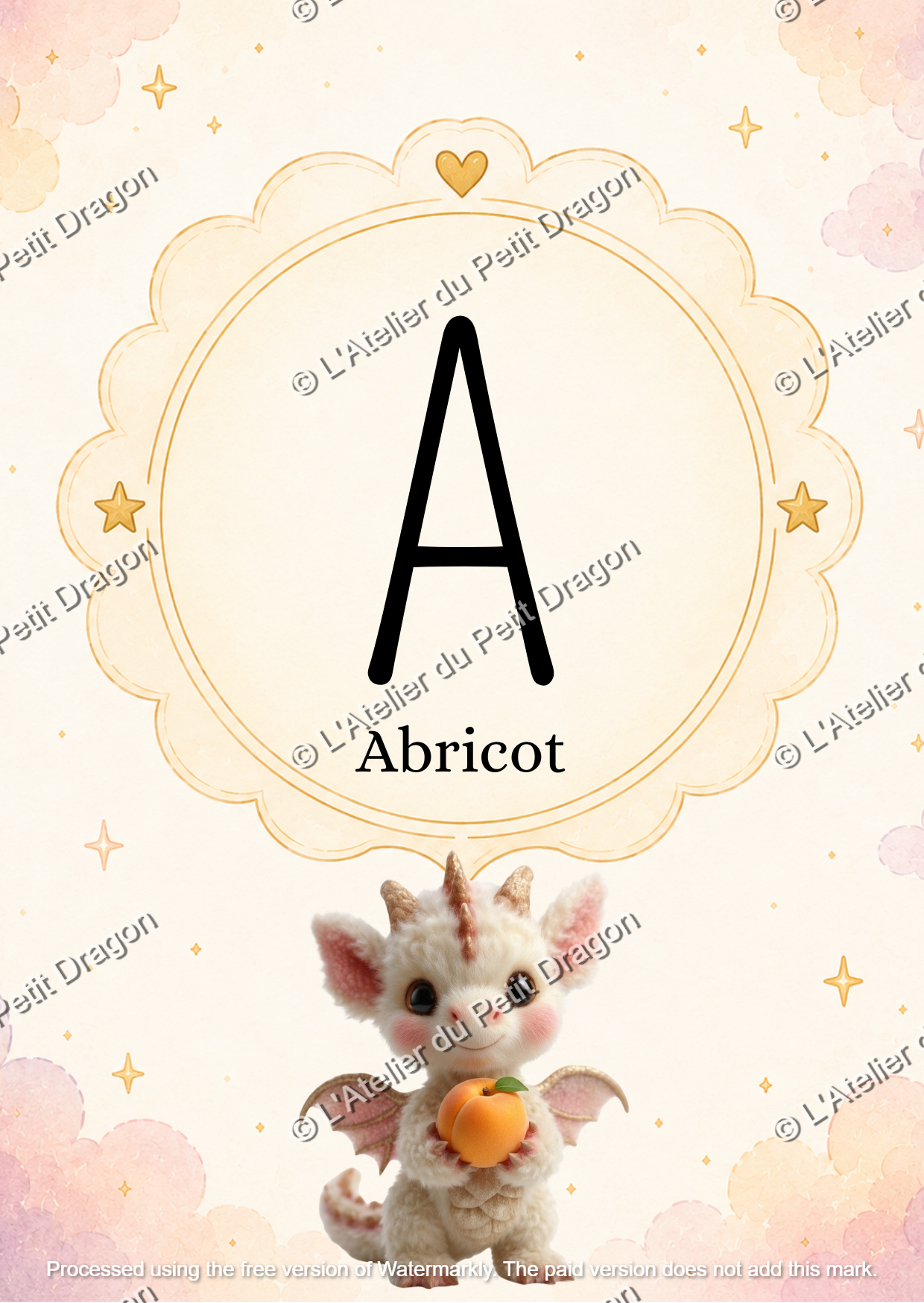 🍎🐉 A-Z Fruit & Vegetable Alphabet Book with Little Dragon