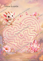 Fairy Dragon Labyrinths Trio | Printable PDF Game for Kids