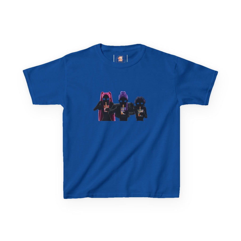 T-shirt Enfant K-Pop & Fantaisie – Trio de Personnages