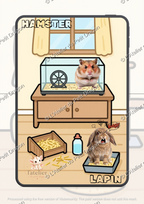 Pet Animals Emotions Booklet for Babies | Montessori Scratch Educational Game from 1 Year Old