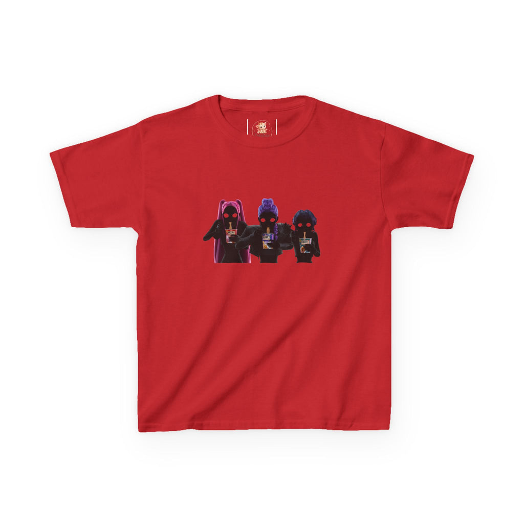 T-shirt Enfant K-Pop & Fantaisie – Trio de Personnages