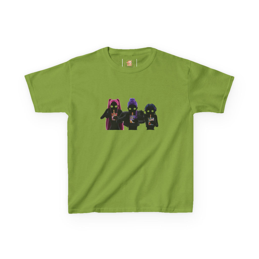 T-shirt Enfant K-Pop & Fantaisie – Trio de Personnages