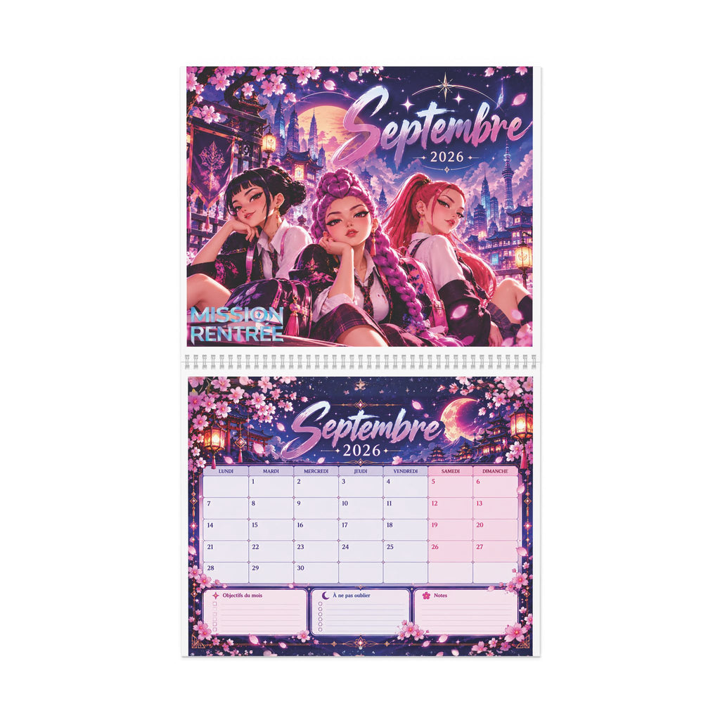 Calendrier scolaire 2026-2027 – K-pop fantastique – Zones A B C