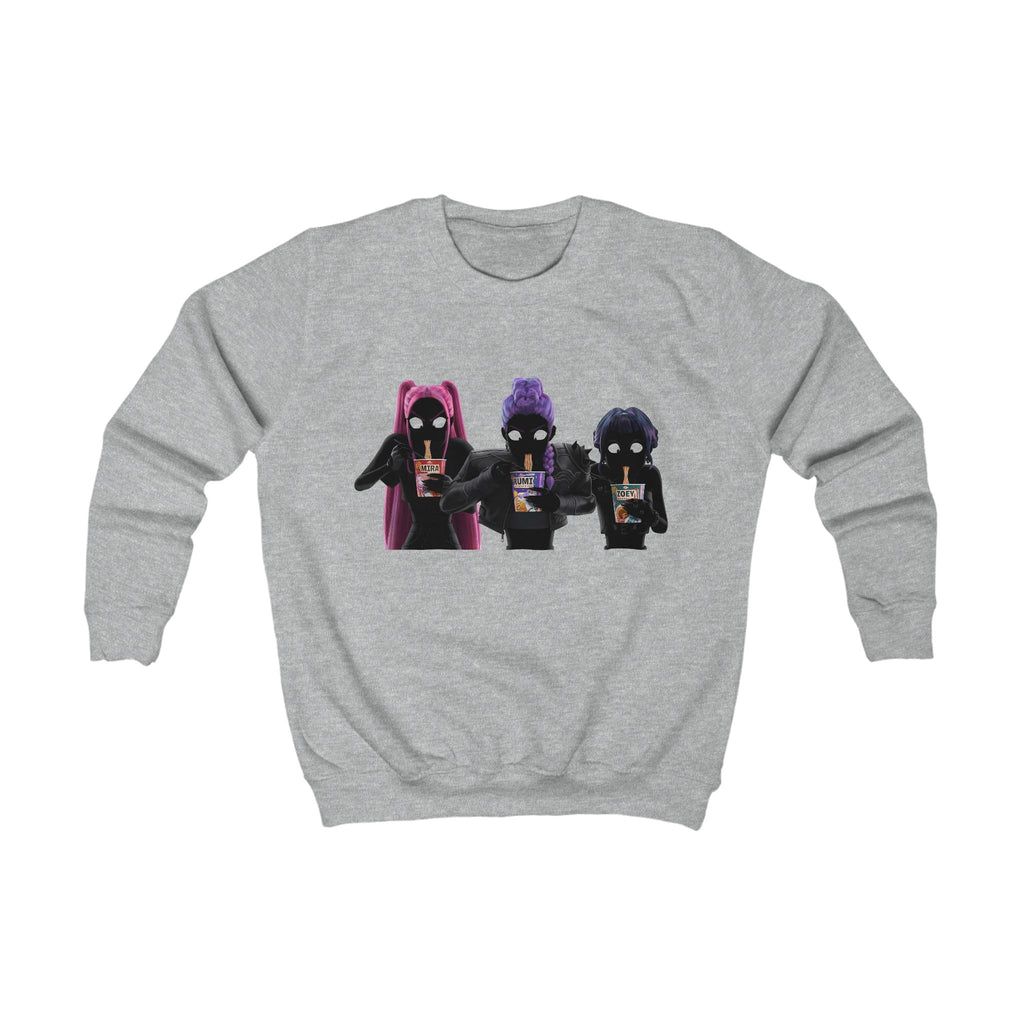 Sweat-shirt 3 personnages stylés kpop Pull unisexe tendance manga  pop culture