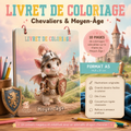 ⚔️ "Knights & Middle Ages" Coloring Book | Kawaii Dragon | Kids' A5 PDF Activity