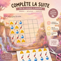 🐉 Complete the Sequence – Printable Logic Game | Dragon Fantasy Preschool Activity