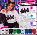 Sweat-shirt 3 personnages stylés kpop Pull unisexe tendance manga  pop culture