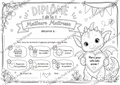 Diplôme de la Meilleure Maîtresse – À colorier et personnaliser | Cadeau fin d'année | PDF à imprimer