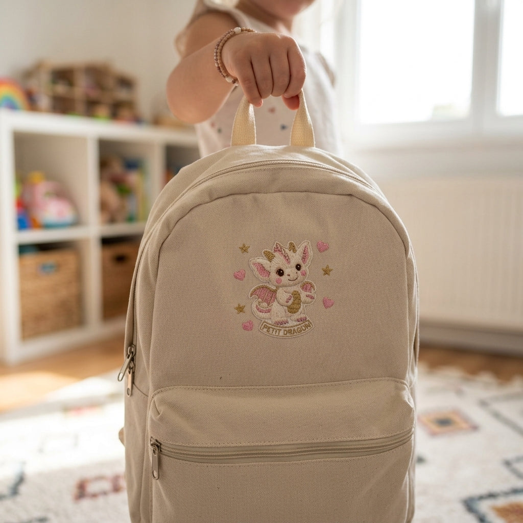 🐉 Sac à dos 100 % recyclé – Petit Dragon