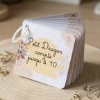 Cartes d'Apprentissage Plastifiées « Petit Dragon Compte Jusqu'à 10 » – Éducatif & Incassable