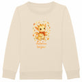 Sweat-shirt Epais Enfant Automne Bonjour avec Dragon - face_ivoire