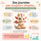 Illustrated Kids' Routines | Morning, Day, Evening & Difficult Moments | Educational Emotion Cards | Calming Tool for Children