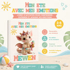Kids' Summer Emotions Booklet PDF – Ages 3-6 | Educational Preschool Activities | Emotion Management | Children's Summer Workbook
