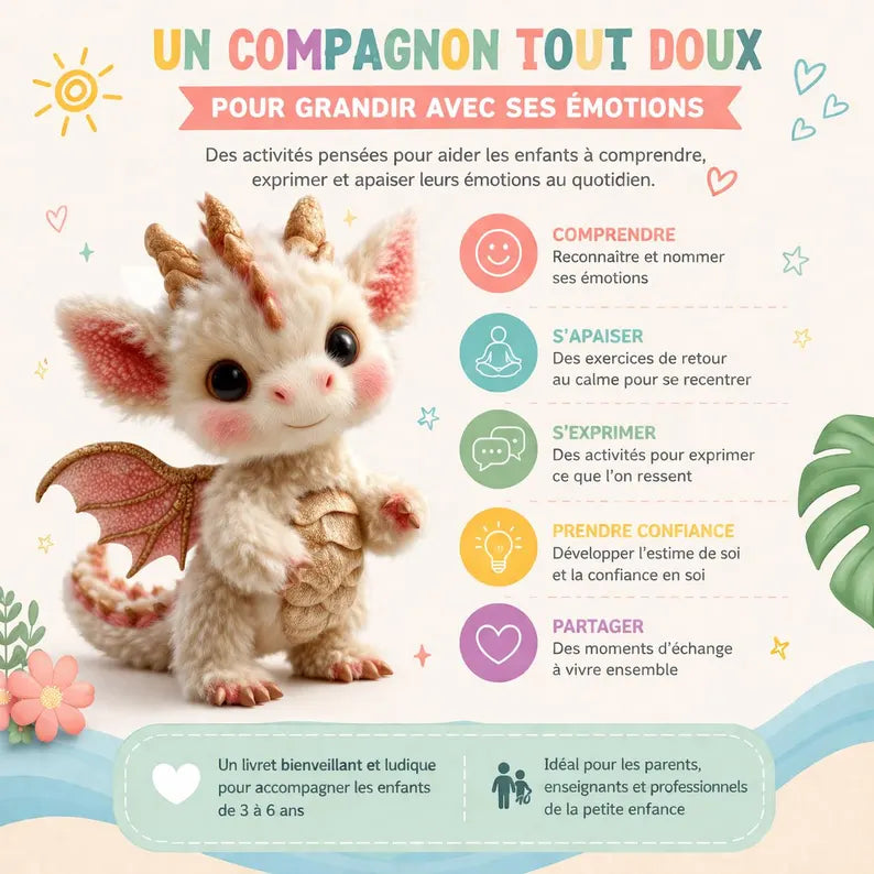 Kids' Summer Emotions Booklet PDF – Ages 3-6 | Educational Preschool Activities | Emotion Management | Children's Summer Workbook