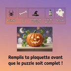 Bouh ! à la citrouille ! – Jeu de plateau Halloween pour enfants, 2 à 4 joueurs – PDF à imprimer